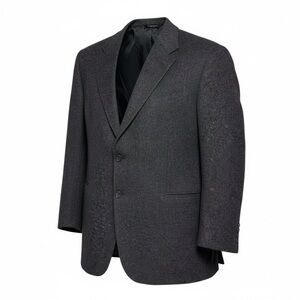 VINTAGE Evan Picone 100% CAMELHAIR Grey Luxury Designer Blazer Coat Mens 48 L